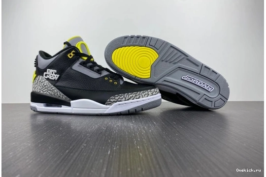 TopPick Black Retro 3 Jordan HO11-MNJDLS-5 Ducks Oregon 332 Pit HO11-MNJDLS-5 Crew 0609